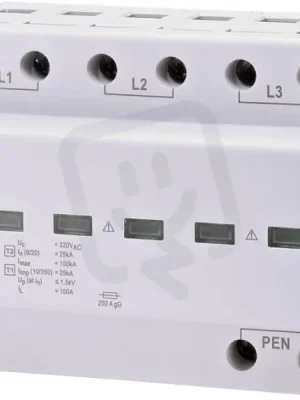 Vrácení Zdarma Kompaktní svodič přepětí ETITEC T WENT 320/25 3+0 3p síť TNC ETI 002440368