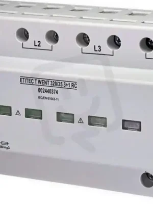 Poslední Šance Kompaktní svodič přepětí ETITEC T WENT 320/25 3+1 4p síť TT ETI 002440369