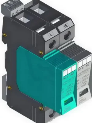 Objednat Nyní Přepěťová ochrana PO II 1+1 R 280V/40kA, modulární, vyměnitelná, C+D