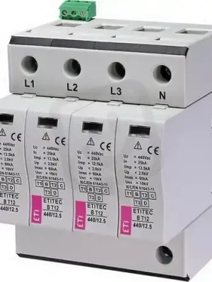 Koupit Online Svodič přepětí ETITEC B T12 440/12,5 4+0 RC síť IT ETI 002440328