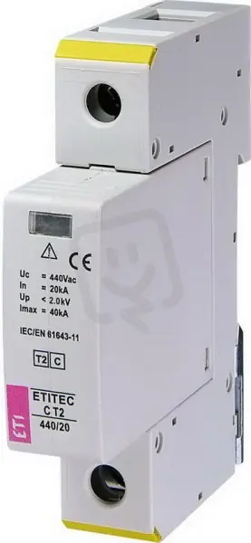 Hit Sezóny Svodič přepětí ETITEC C T2 440/20 1+0 síť IT ETI 002440405
