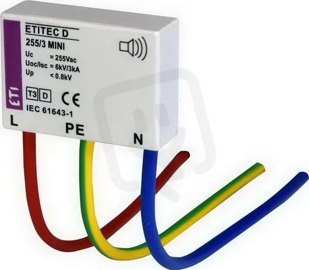 Ověřený Svodič přepětí ETITEC D 255/3 MINI síť TN-S / TT ETI 002441632