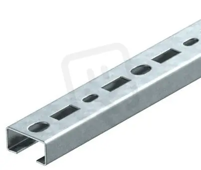 Bezpečná Platba OBO CML3518P2000FS Profilová lišta děrovaná šířka výřezu 17mm 2000x35x18 Ocel