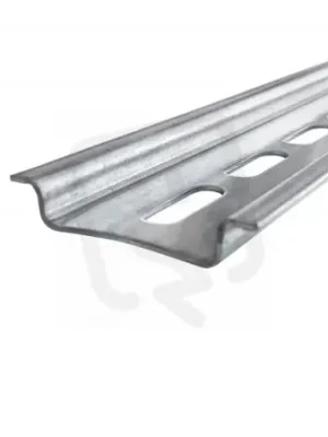 Děrovaná lišta DIN 35*7, 5mm, děrování 5, 2*18mm, 2m EN 60715 HL TS35-F5ASz Zlevněný