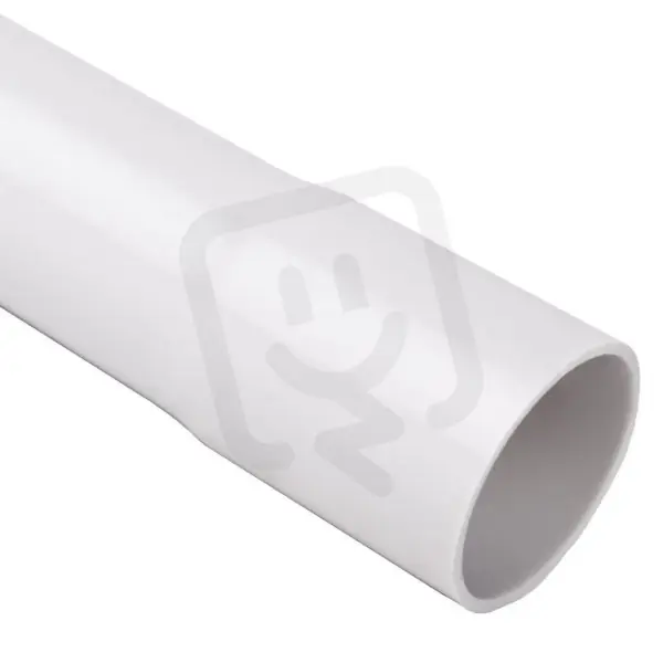 Tuhá hrdlovaná trubka PVC pr. 16 mm, 22411, 320N/5cm, světle šedá, délka 2 m. Jen Po Omezenou Doba