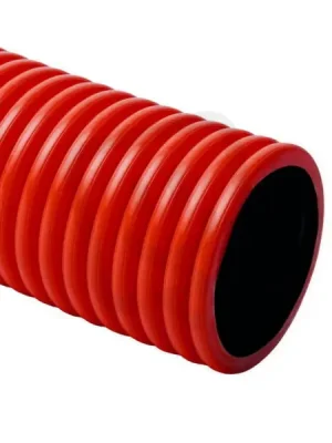 Ohebná dvouplášťová korugovaná bezhalog. chránička KOPOFLEX 63mm červená 25m Must-Have