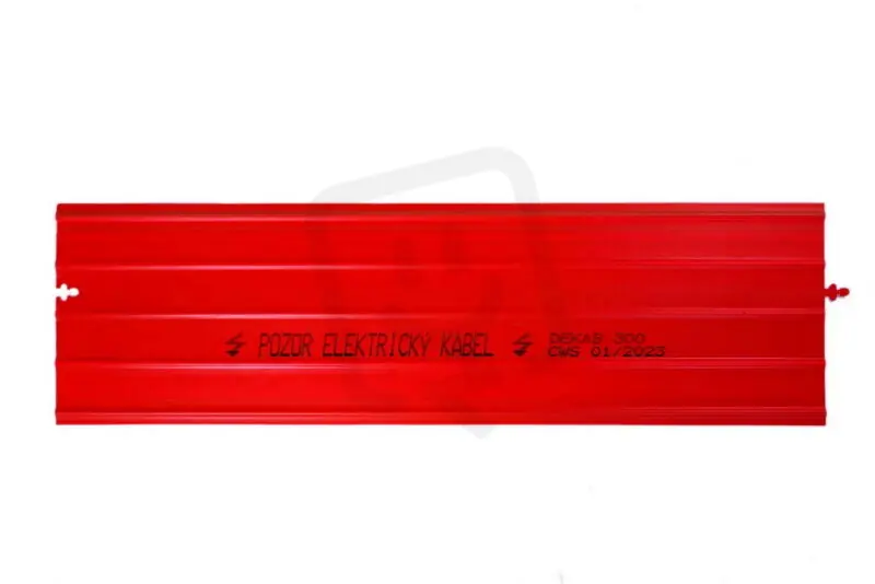 Oblíbený Kabelová krycí deska DEKAB 300/2 mm PVC červená CWS 002006V