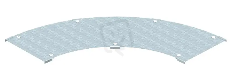 Značkový OBO WDBRL 90 40 FS Víko oblouku 90° Syst. pro velká rozp.110 a 160 B400mm Ocel