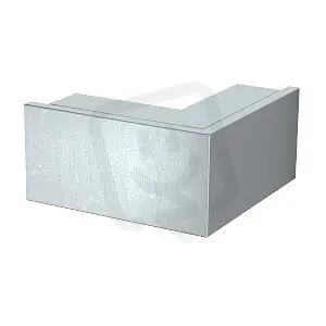 Novinka Vnější roh OBO LKM A60100FS s vrchním dílem 60x100mm Ocel pásově zinkováno