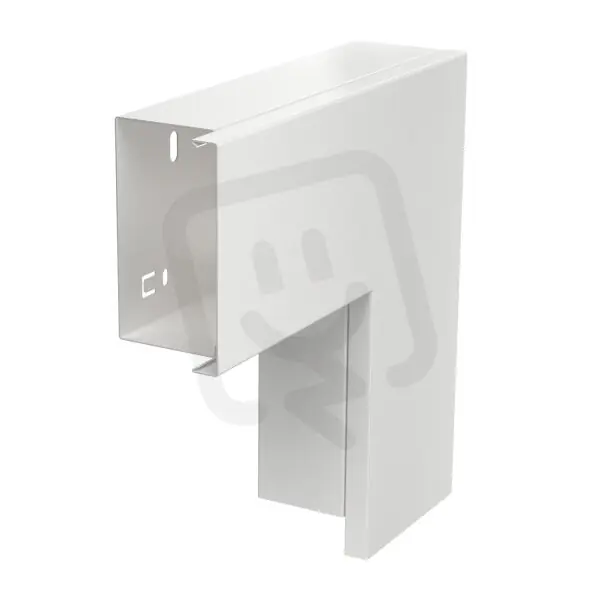Časově Omezené OBO LKM F60100RW Plochý roh s vrchním dílem 60x100mm čistě bílá Ocel pás.zink