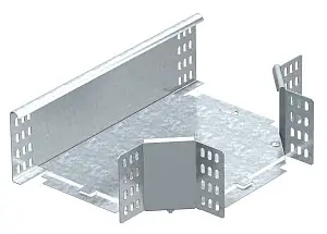 OBO RT 130 FT Odbočný díl T vodorovný s úhlovými spojkami 110x300 Ocel žár.zinek Sezónní Sleva