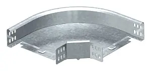 Pouze Dnes OBO RB 90 630 FT Oblouk 90° vodorovný s úhlovou spojkou 60x300 Ocel žár.zinek