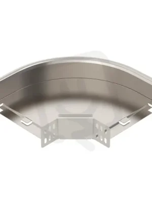 OBO RB 90 620 A2 Oblouk 90° vodorovný s úhlovou spojkou 60x200 Nerez ocel Bezpečná Platba