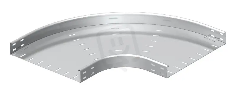 Přímo Od Výrobce OBO RBU 90 660 A2 Oblouk 90° neděrovaný kulaté provedení 60x600 Nerez ocel