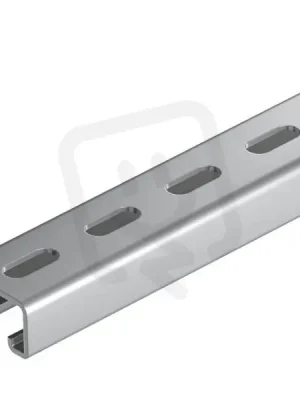 OBO MS5030P2000A2 Profilová lišta děrovaná šířka výřezu 22mm 2000x50x30 Nerez Značkový