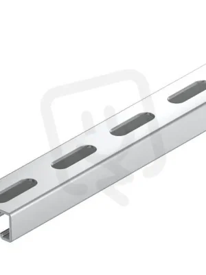 Jen Po Omezenou Doba OBO MS4022P6000A2 Profilová lišta děrovaná šířka výřezu 18mm 6000x40x22,5 Nerez