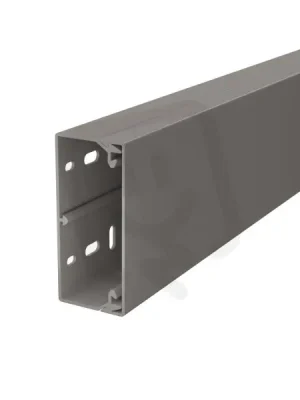 OBO WDK40090GR Nástěnný a stropní kanál s děrováním dna 40x90x2000 kamenná šeď Hit Sezóny