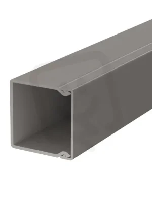 Značkový OBO WDK40040GR Nástěnný a stropní kanál s děrováním dna 40x40x2000 kamenná šeď