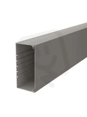 Must-Have OBO WDK80170GR Nástěnný a stropní kanál s děrováním dna 80x170x2000 kamenná šeď