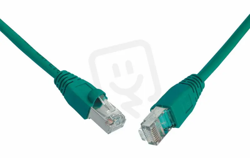 Ihned K Objednání Patch kabel CAT5E SFTP PVC 5m zelený snag-proof SOLARIX 28450509