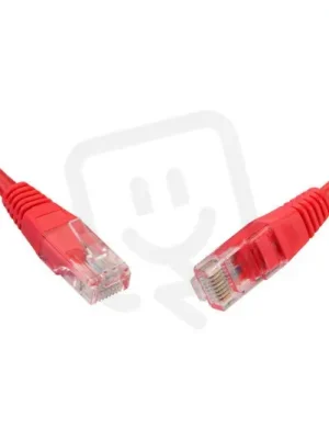 Patch kabel CAT5E UTP PVC 0,5m červený non-snag-proof SOLARIX 28360059 Koupit Online