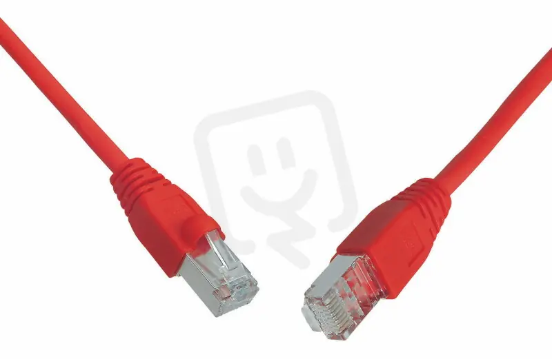 Akční Nabídka Patch kabel CAT6 SFTP PVC 7m červený snag-proof SOLARIX 28760709
