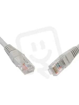 Časově Omezené Patch kabel CAT6 UTP PVC 15m šedý non-snag-proof SOLARIX 28411509
