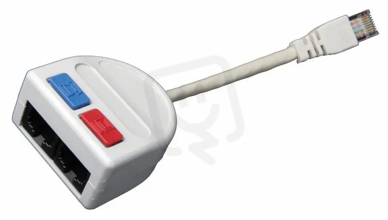 Rozdvojka počítač (10BaseT)/telefon 2 x RJ45 SOLARIX 13206440 Cenově Výhodný