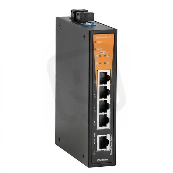 Tovární Cena Síťový spínač IE-SW-BL05-1GT-4GTPOE WEIDMÜLLER 1504320000