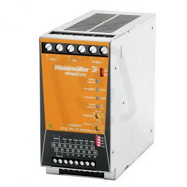 UPS kontrolní moduly CP DC UPS 24V 20A/10A WEIDMÜLLER 1370050010 Aktuální