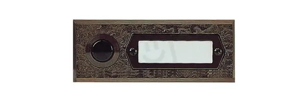 Finální Výprodej Tlačítko ETA 501 G, 1 kontakt, (bronz), 38x98x15 mm GROTHE 55511