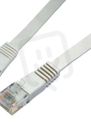 Patch kabel plochý CAT5E UTP LSOH 5m šedý non-snag-proof SOLARIX 28780509 Vysoce Kvalitní