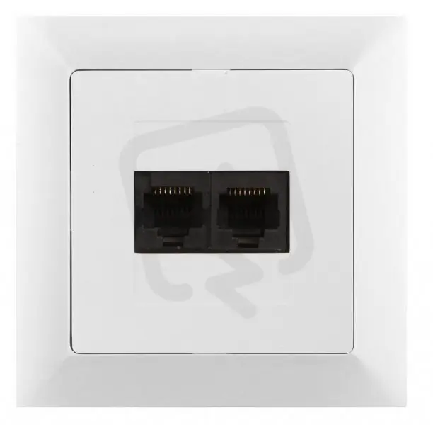 Ověřený Zásuvka komunikační 2x8 pin PREMIUM 2 PC GREENLUX GXKP050