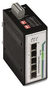 Průmyslový switch 5 portů 100Base-TX černá WAGO 852-101 Speciální Cena