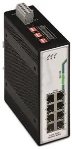 Průmyslový switch 8 portů 100Base-TX černá WAGO 852-102 Značkový