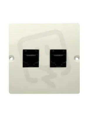 Dvojnásobná počítačová zásuvka RJ45 kat. 5e, béžová KONTAKT SIMON BMF52.02/12 Nízká Cena