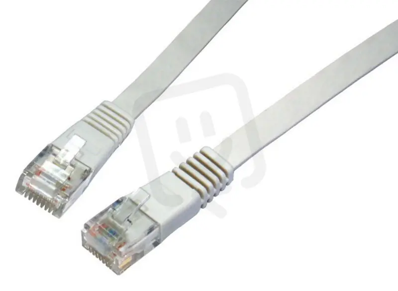 Akční Cena Patch kabel plochý CAT5E UTP LSOH 0,5m šedý non-snag-proof SOLARIX 28780059