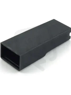 Akce Kryt objímky jednop. 63mm PA černá teplo