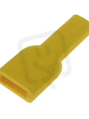 Cenový Hit Kryt objímky jednop. 63mm PVC žlutá tepl