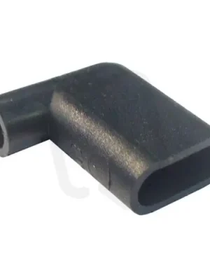 Rychlé Dodání Kryt objímky úhlový jednop. 63mm PVC čer