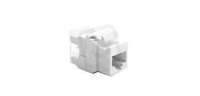 Výprodej Vklad (konektor) telefonické zásuvky RJ45 kat.5e, nestíněný (UTP) bílá, Molex