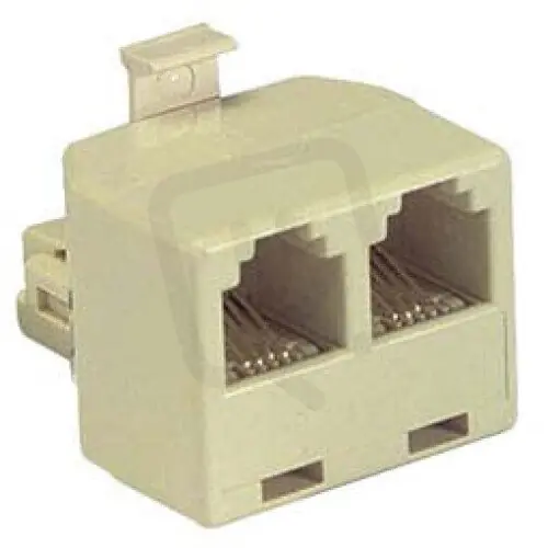 Rozdvojka RJ45 (8p8c) UTP pro konektory RJ45 (2xF/1xM) RJ 45-2F/M Horká Nabídka