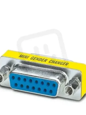 Adaptér D-SUB pro přechod z vidlice na zásuvku a naopak VS-15-GC-BU/BU 1652664 Nejlepší Volba