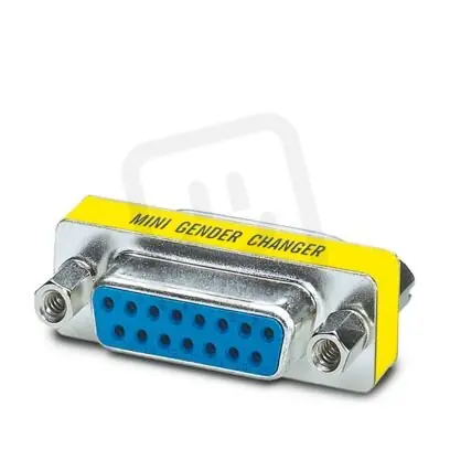 Adaptér D-SUB pro přechod z vidlice na zásuvku a naopak VS-15-GC-BU/BU 1652664 Nejlepší Volba