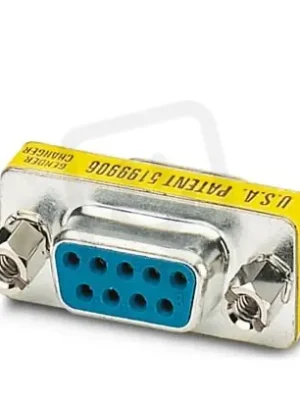 Cenově Výhodný Adaptér D-SUB pro přechod z vidlice na zásuvku a naopak VS-09-GC-BU/BU 1688722