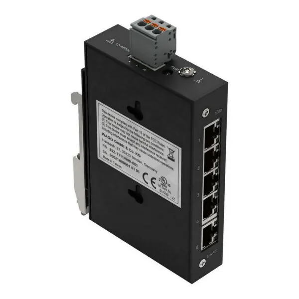 Nejlepší Cena Průmyslový switch ECO, 5 portů 1000Base-T, Černá WAGO 852-1111/000-001