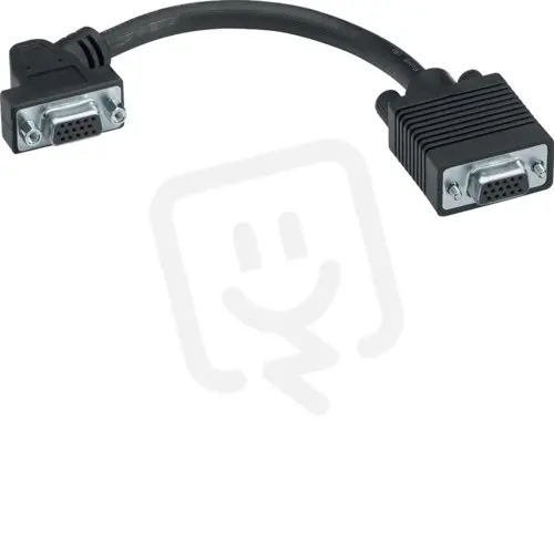 Připojovací kabel VGA (D-SUB 15) typ 30, 0,2 m, černá TEHALIT GMDSVGA Přímo Od Výrobce