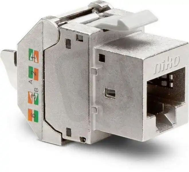 Data konektor RJ45 STP (stíněné) CAT.5E PoE NIKO 650-45056 Nejlepší Cena