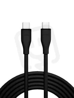 USB-C 3.1 kabel, USB-C konektor - USB-C konektor, silikon, 1m SOLIGHT SSC1701-S Autentický