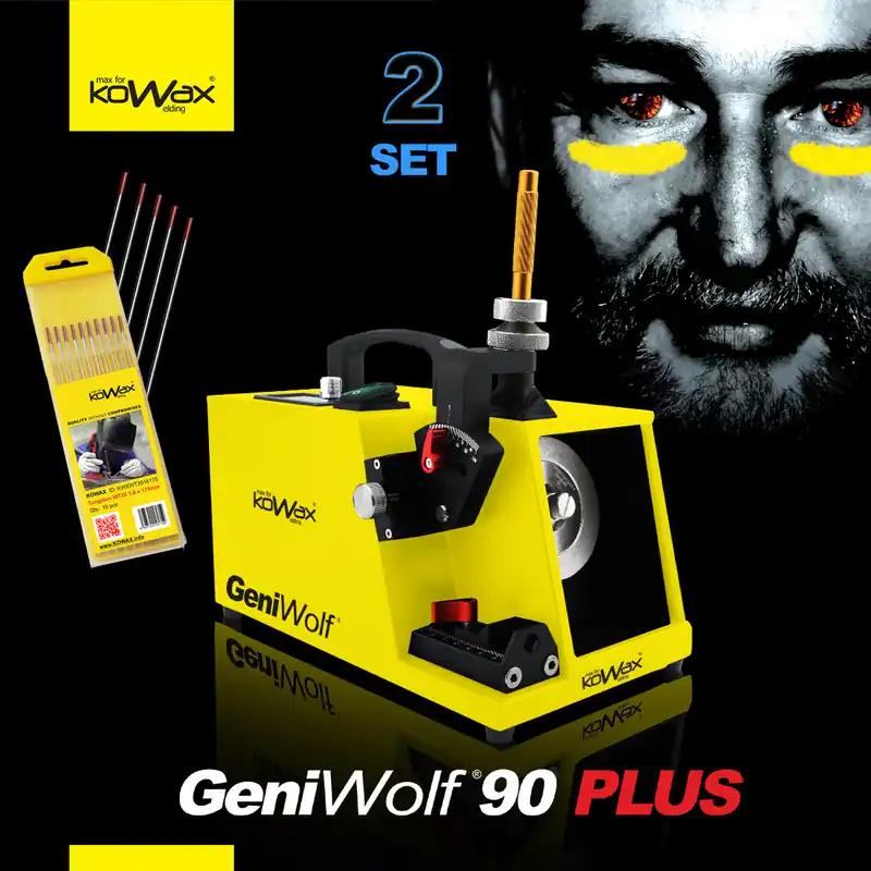 KOWAX Bruska wolframových elektrod GeniWolf® 90 PUS SET2 Novinka